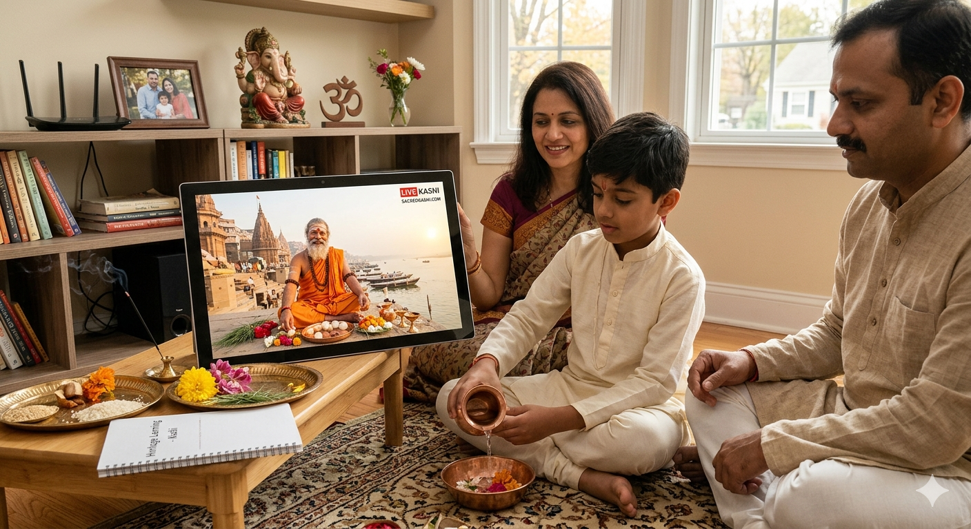 The Sacred Thread Across Borders: Raising Vedic Children in the West through Kashi Rituals