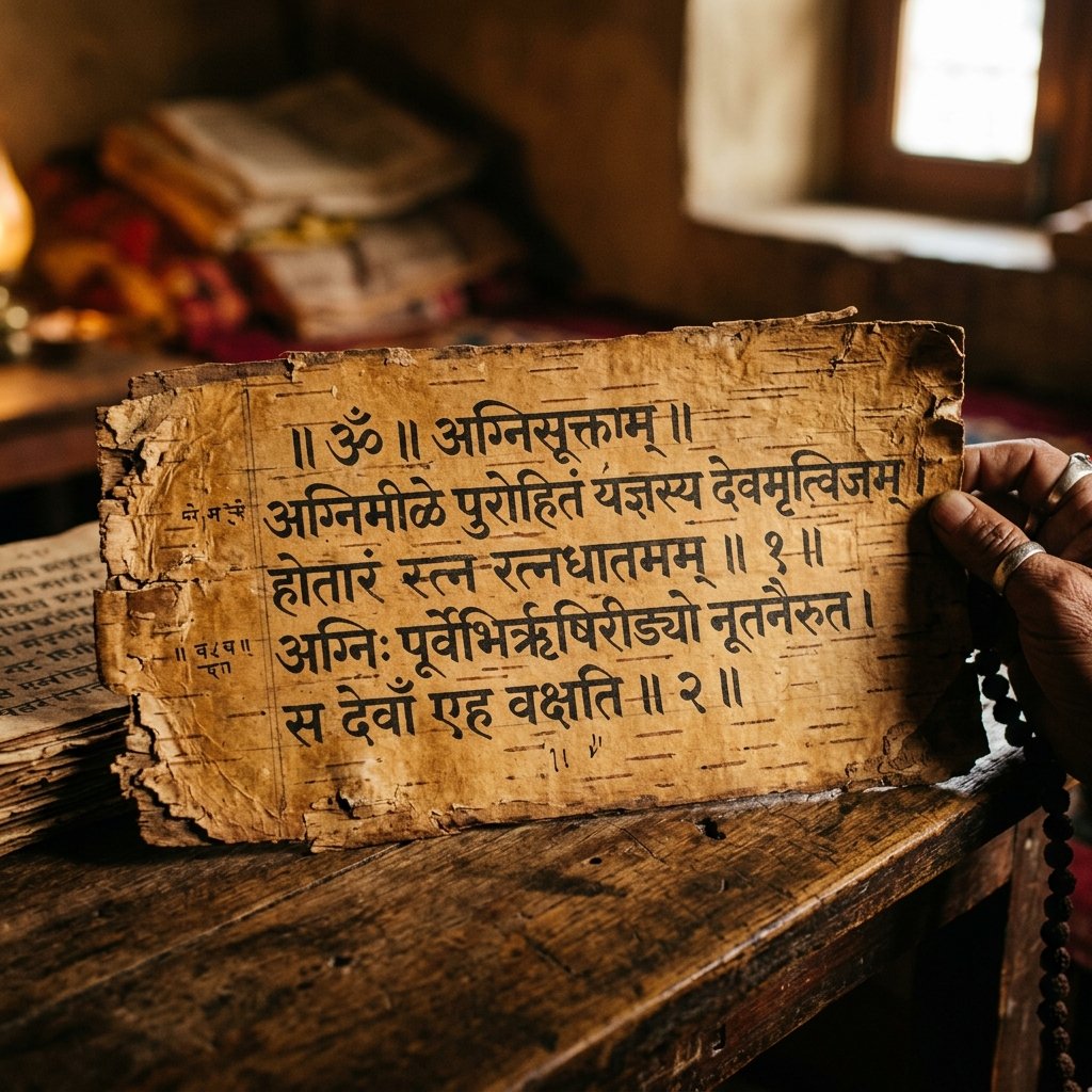 Ancient Vedic Manuscripts and Vedic Acharyas of Varanasi